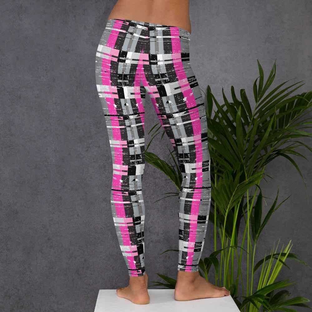 65 MCMLXV Women's Fractured Stripe Print Leggings