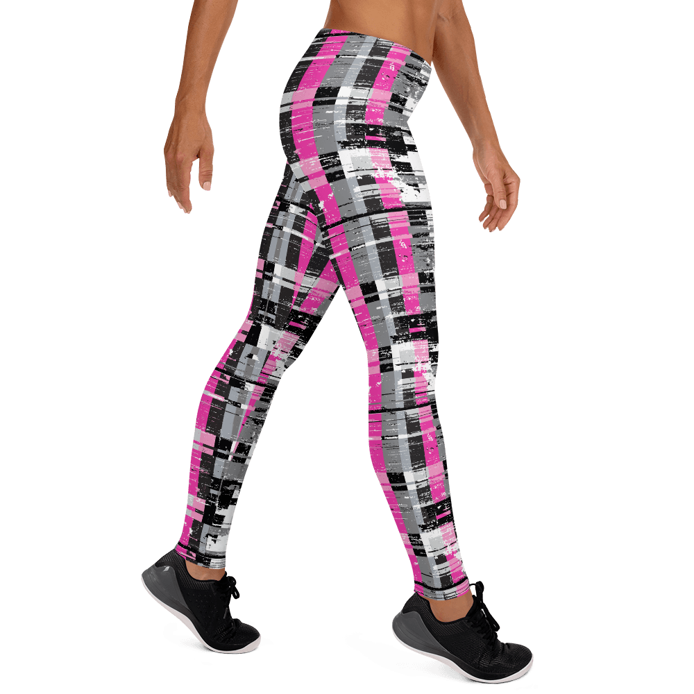 65 MCMLXV Women's Fractured Stripe Print Leggings - 65mcmlxv