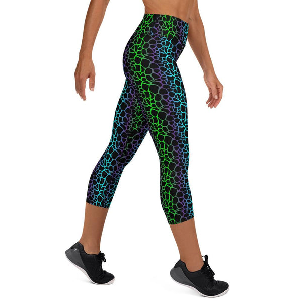 65 MCMLXV Women's Gradient Animal Print Yoga Capri Leggings - 65mcmlxv