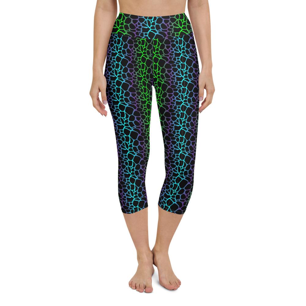 65 MCMLXV Women's Gradient Animal Print Yoga Capri Leggings - 65mcmlxv