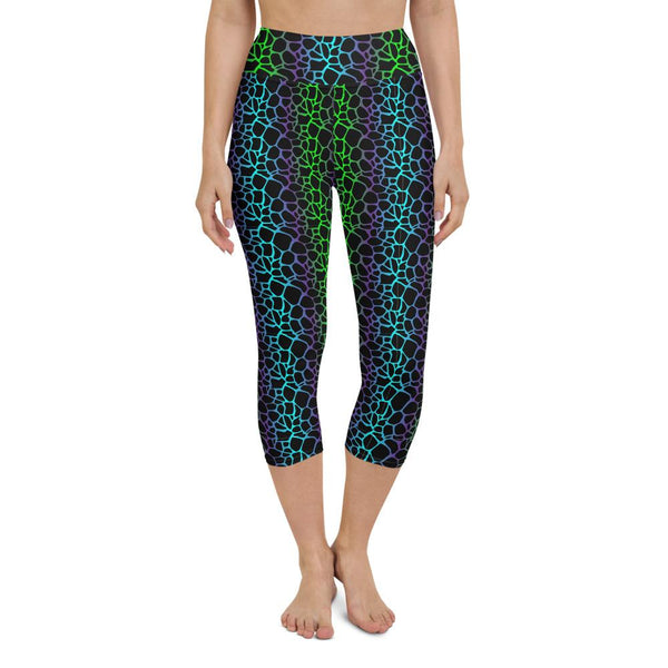 65 MCMLXV Women's Gradient Animal Print Yoga Capri Leggings - 65mcmlxv