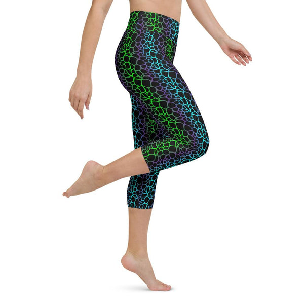 65 MCMLXV Women's Gradient Animal Print Yoga Capri Leggings - 65mcmlxv
