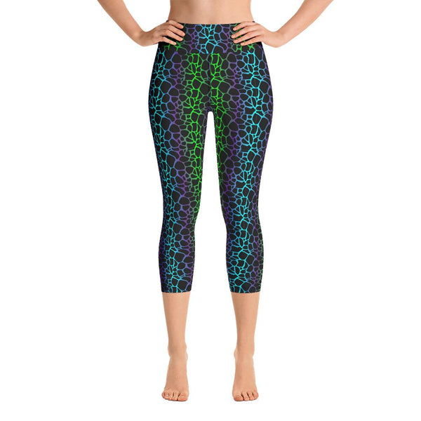 65 MCMLXV Women's Gradient Animal Print Yoga Capri Leggings - 65mcmlxv