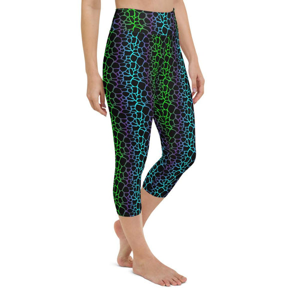 65 MCMLXV Women's Gradient Animal Print Yoga Capri Leggings - 65mcmlxv