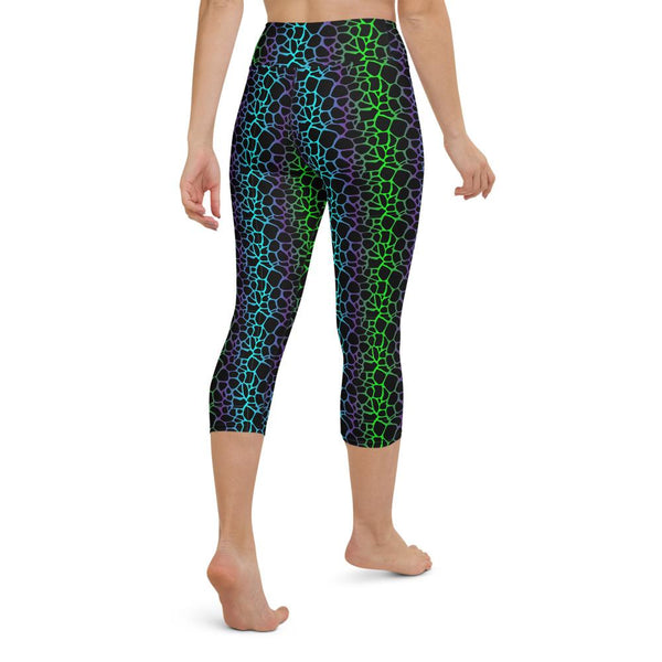 65 MCMLXV Women's Gradient Animal Print Yoga Capri Leggings - 65mcmlxv