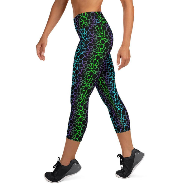 65 MCMLXV Women's Gradient Animal Print Yoga Capri Leggings - 65mcmlxv