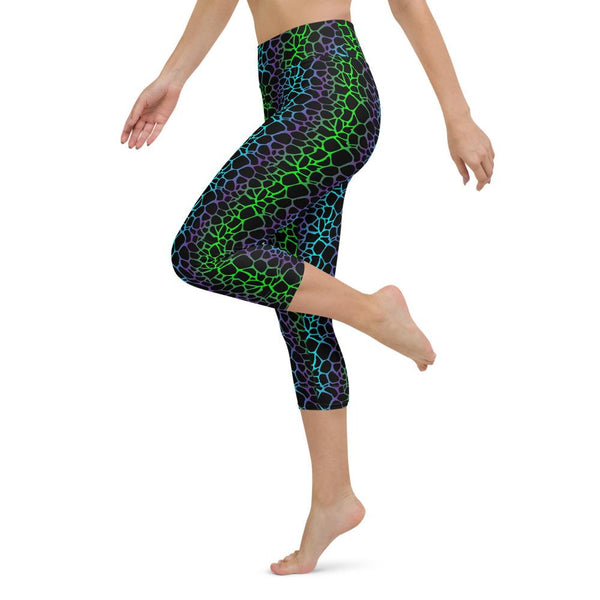 65 MCMLXV Women's Gradient Animal Print Yoga Capri Leggings - 65mcmlxv