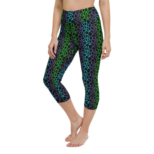 65 MCMLXV Women's Gradient Animal Print Yoga Capri Leggings - 65mcmlxv
