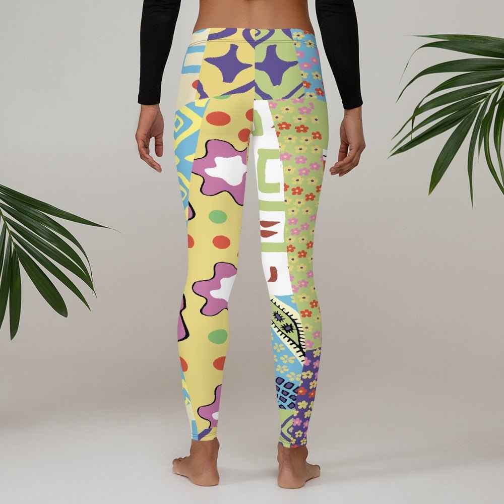 65 MCMLXV Women's Groovy Collage Print Leggings