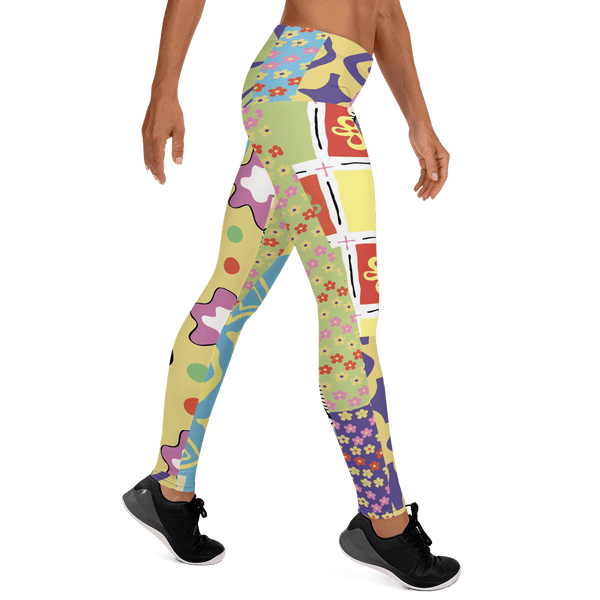 65 MCMLXV Women's Groovy Collage Print Leggings - 65mcmlxv