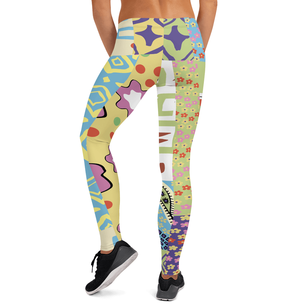 65 MCMLXV Women's Groovy Collage Print Leggings - 65mcmlxv