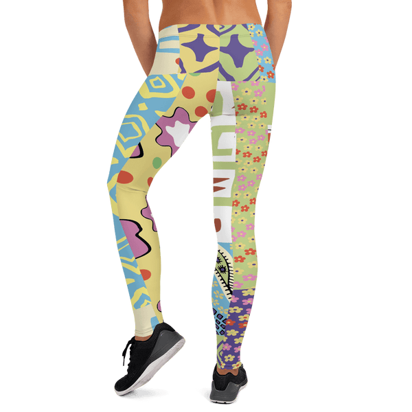 65 MCMLXV Women's Groovy Collage Print Leggings - 65mcmlxv