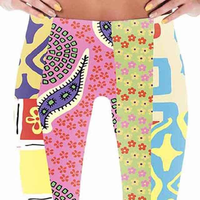 65 MCMLXV Women's Groovy Collage Print Leggings