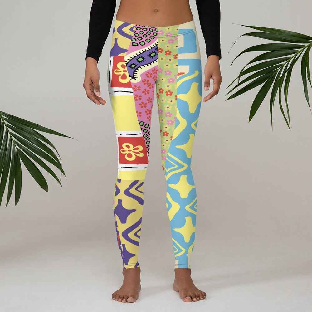 65 MCMLXV Women's Groovy Collage Print Leggings