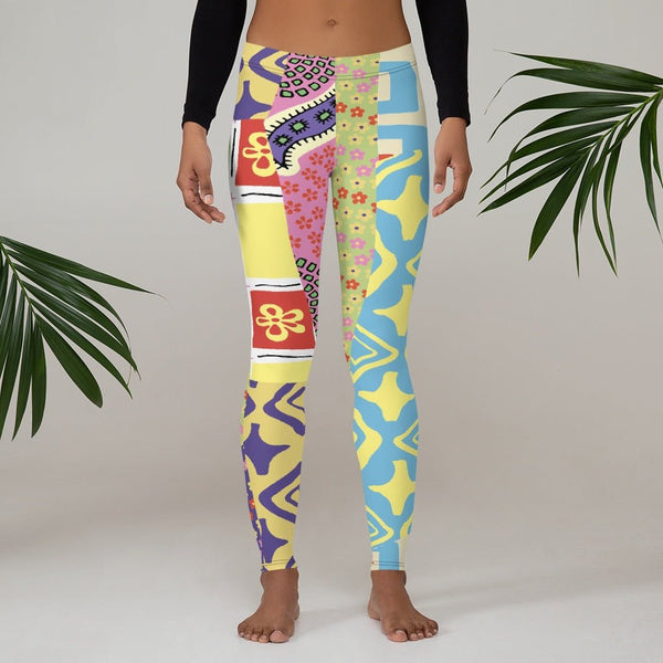 65 MCMLXV Women's Groovy Collage Print Leggings - 65mcmlxv