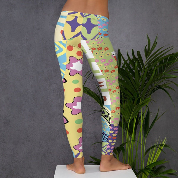 65 MCMLXV Women's Groovy Collage Print Leggings - 65mcmlxv