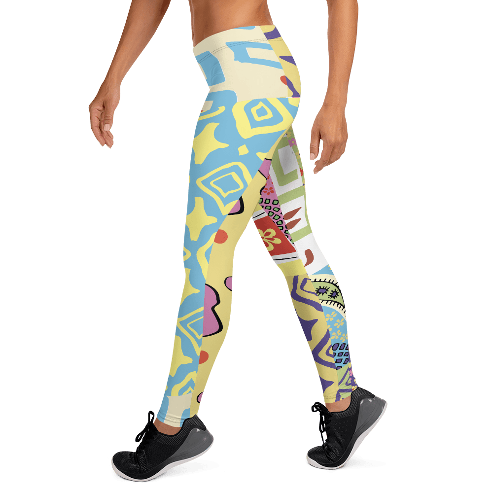 65 MCMLXV Women's Groovy Collage Print Leggings - 65mcmlxv