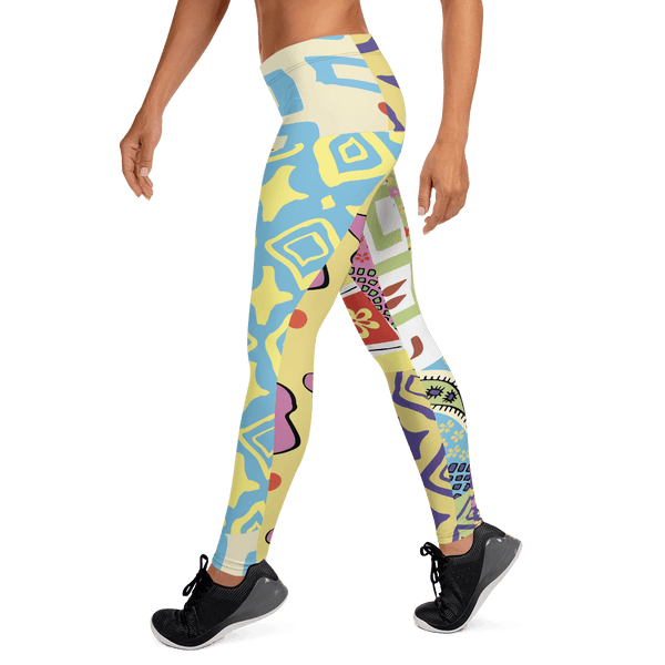 65 MCMLXV Women's Groovy Collage Print Leggings - 65mcmlxv