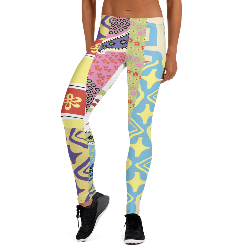 65 MCMLXV Women's Groovy Collage Print Leggings - 65mcmlxv