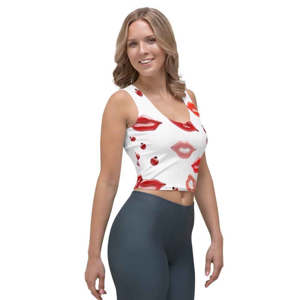 65 MCMLXV Women's Kiss Bliss Print Crop Top