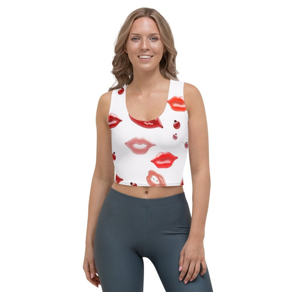 65 MCMLXV Women's Kiss Bliss Print Crop Top - 65mcmlxv