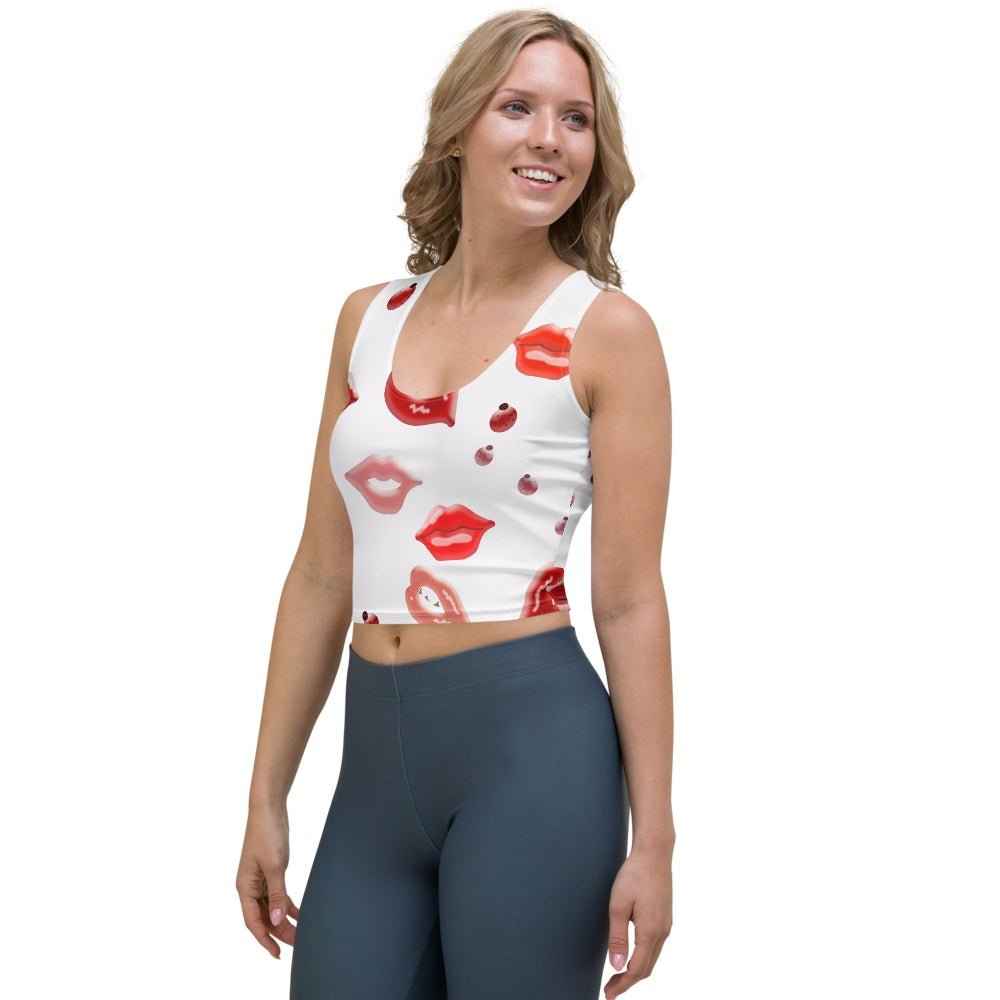 65 MCMLXV Women's Kiss Bliss Print Crop Top