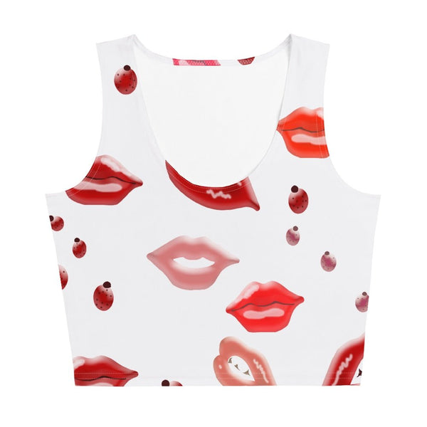 65 MCMLXV Women's Kiss Bliss Print Crop Top - 65mcmlxv