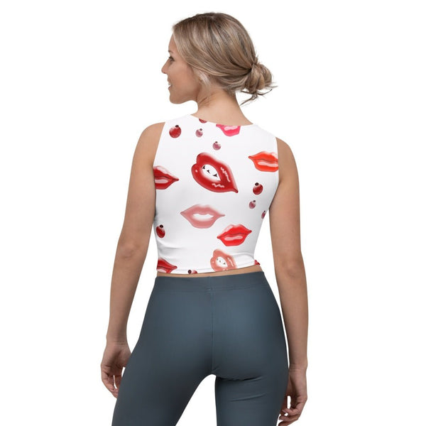 65 MCMLXV Women's Kiss Bliss Print Crop Top - 65mcmlxv
