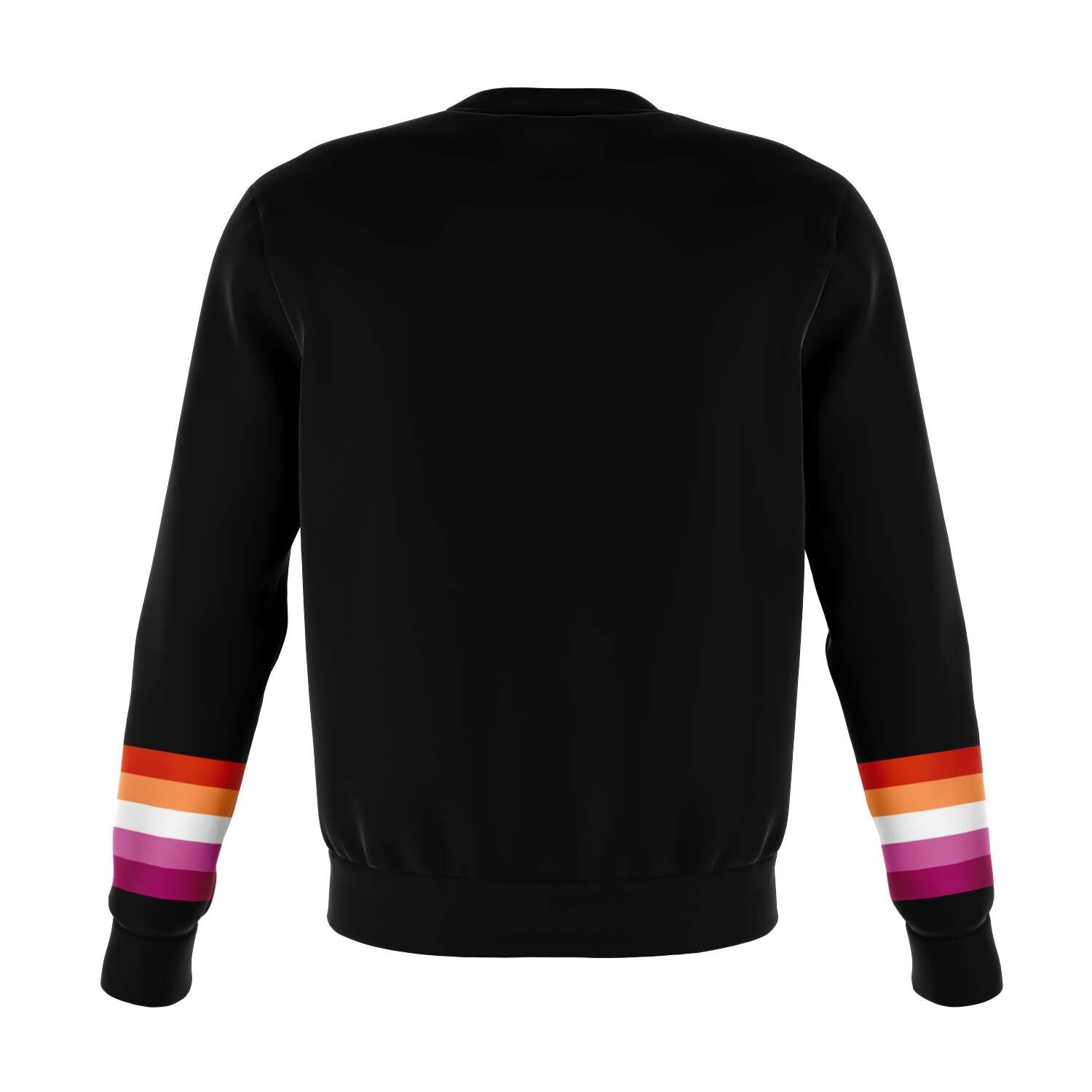 65 MCMLXV Women's LGBT Lesbian Pride Sunset Flag Stars Print Sweatshirt - 65mcmlxv