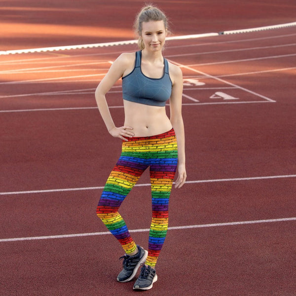 65 MCMLXV Women's LGBT Pride Rainbow Print Leggings - 65mcmlxv