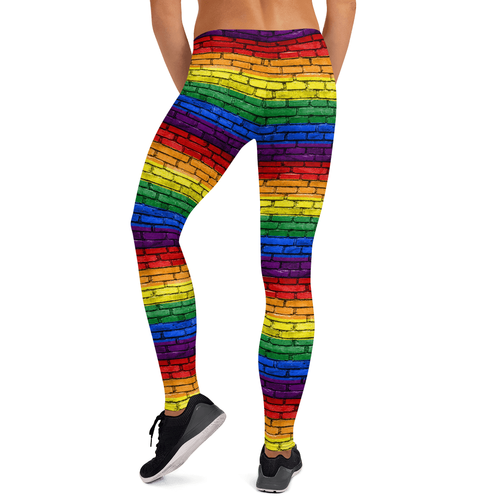 65 MCMLXV Women's LGBT Pride Rainbow Print Leggings - 65mcmlxv