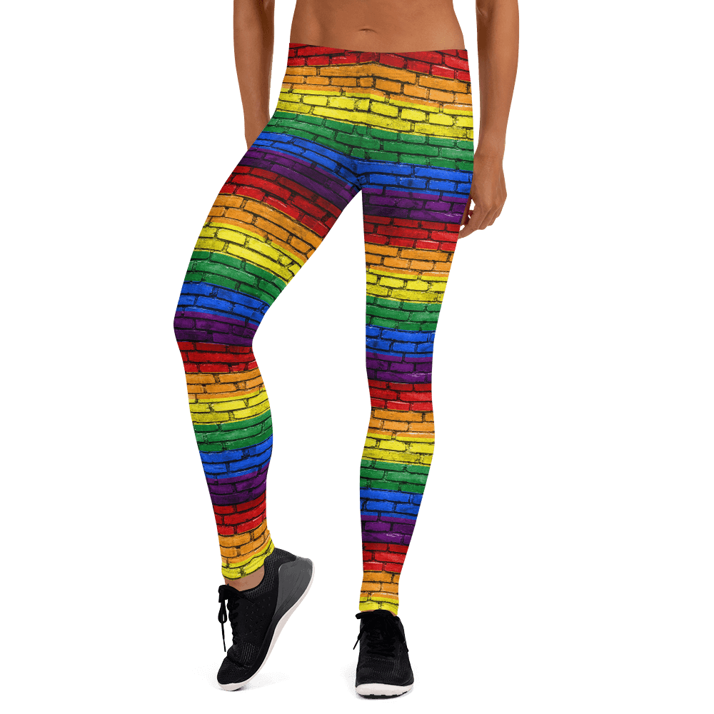 65 MCMLXV Women's LGBT Pride Rainbow Print Leggings - 65mcmlxv