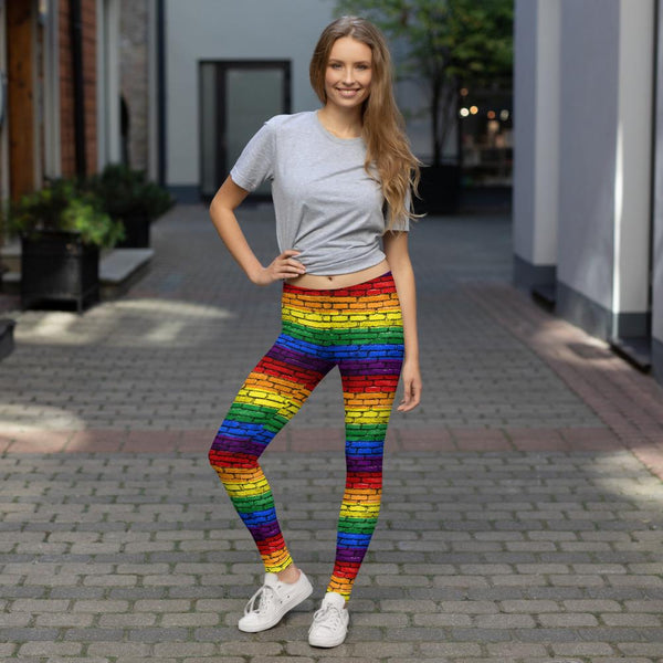 65 MCMLXV Women's LGBT Pride Rainbow Print Leggings - 65mcmlxv