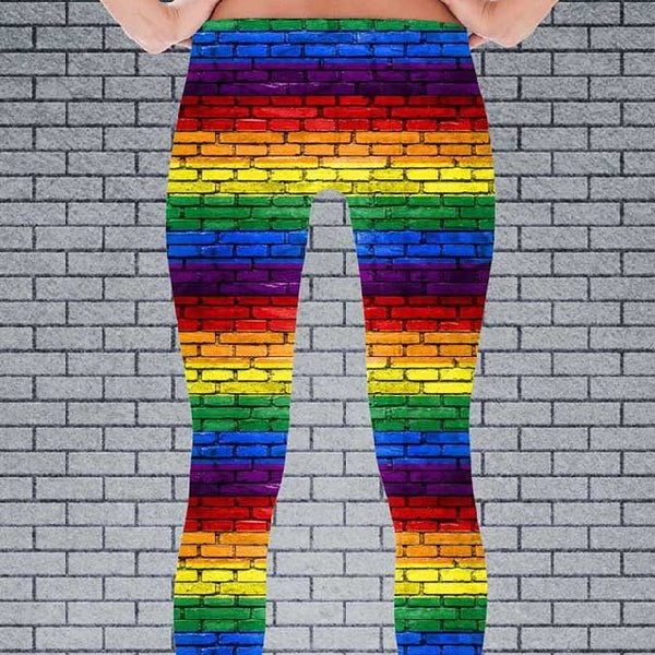 65 MCMLXV Women's LGBT Pride Rainbow Print Leggings - 65mcmlxv