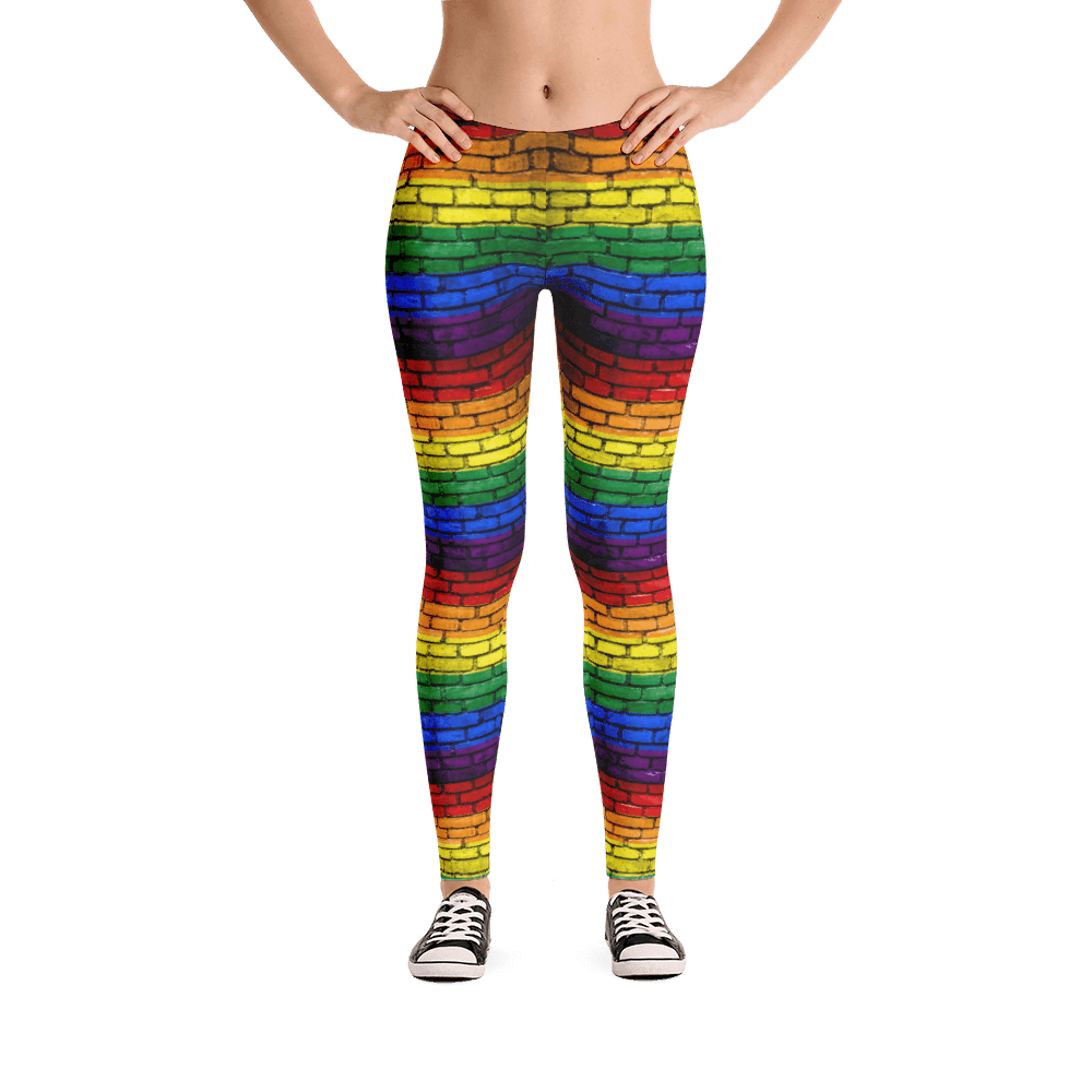 65 MCMLXV Women's LGBT Pride Rainbow Print Leggings - 65mcmlxv