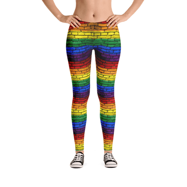 65 MCMLXV Women's LGBT Pride Rainbow Print Leggings - 65mcmlxv