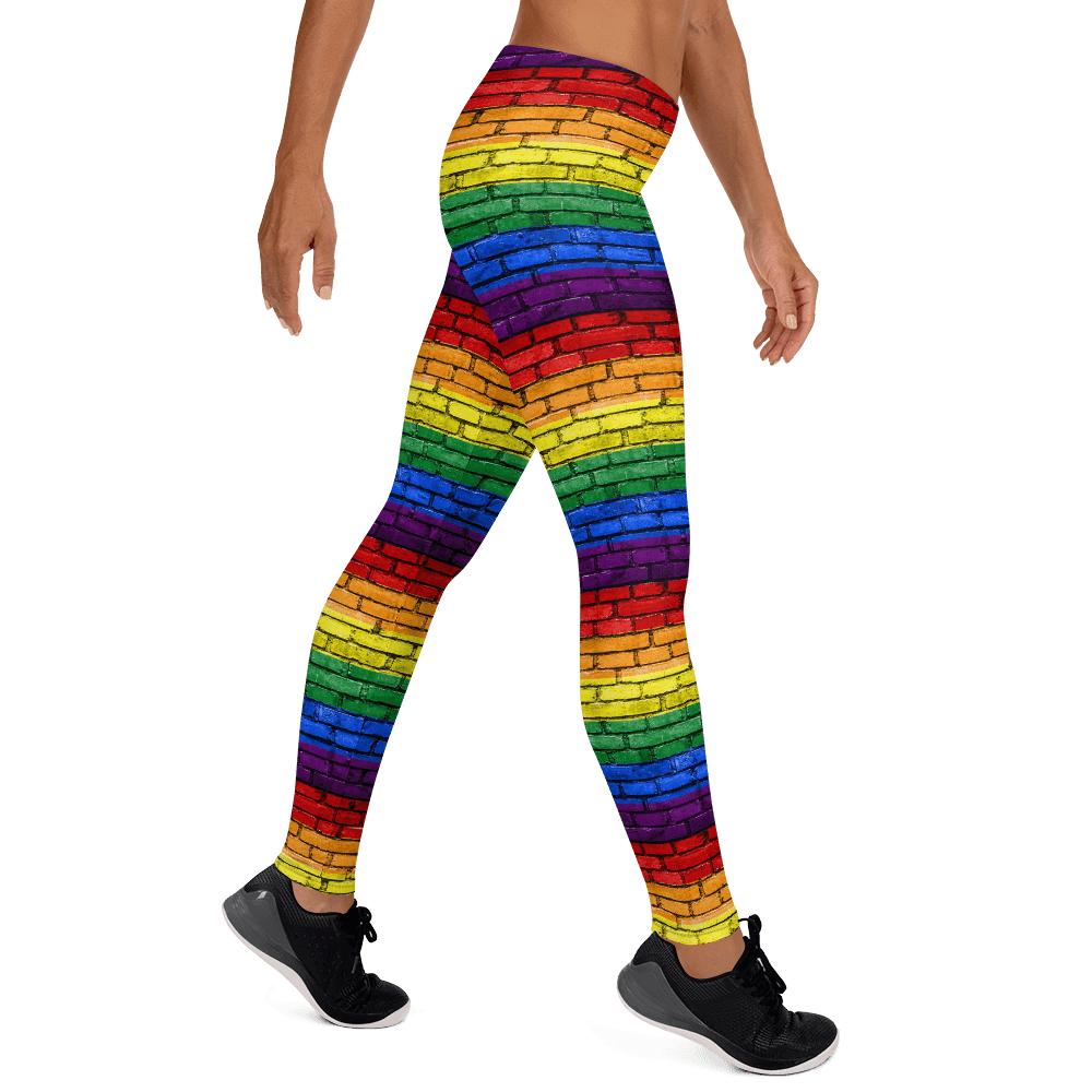 65 MCMLXV Women's LGBT Pride Rainbow Print Leggings - 65mcmlxv