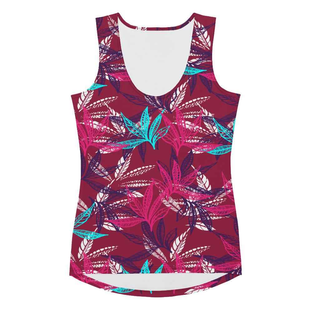 65 MCMLXV Women's Lovely Leaves Print Tank Top