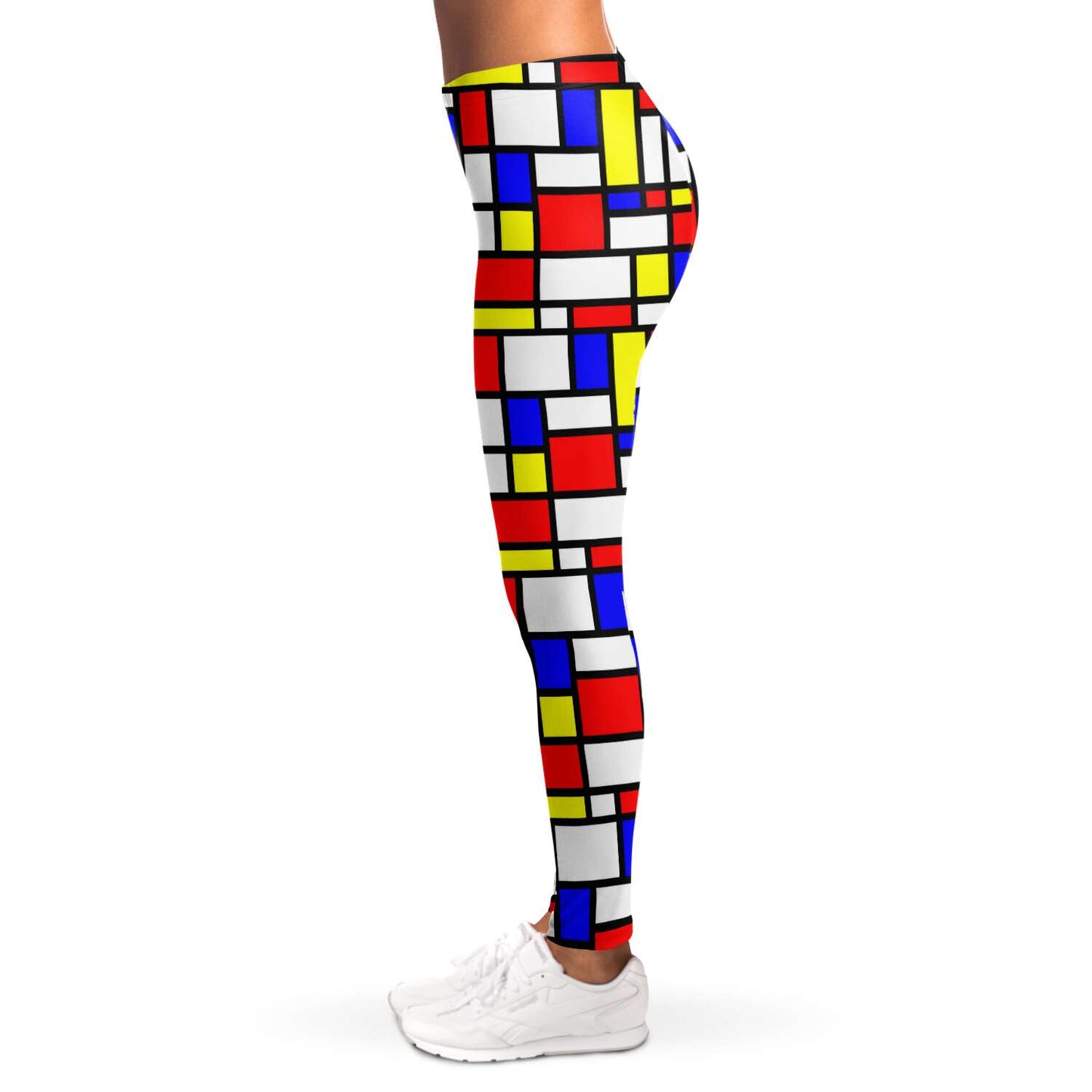 65 MCMLXV Women's Mondrian Color Block Print Leggings - 65mcmlxv