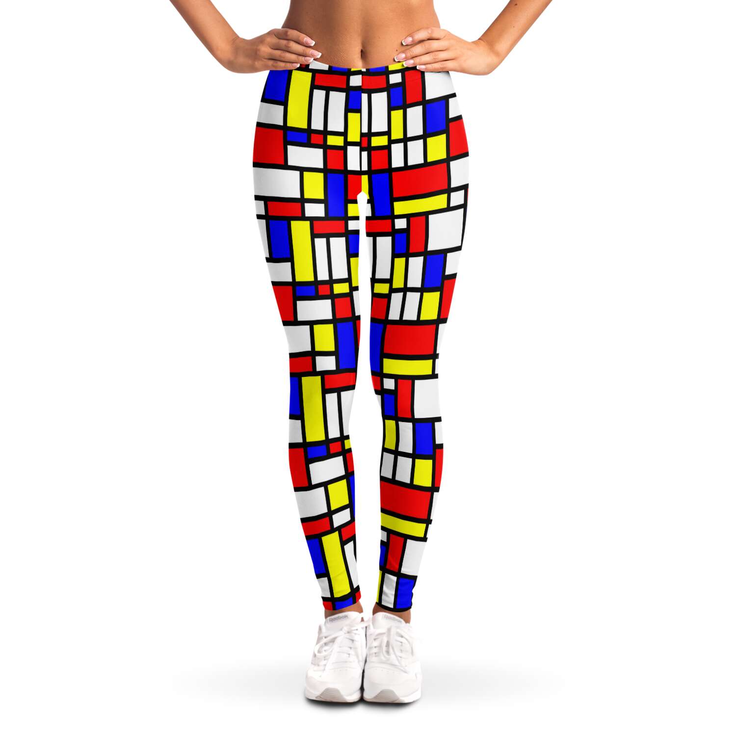 65 MCMLXV Women's Mondrian Color Block Print Leggings - 65mcmlxv