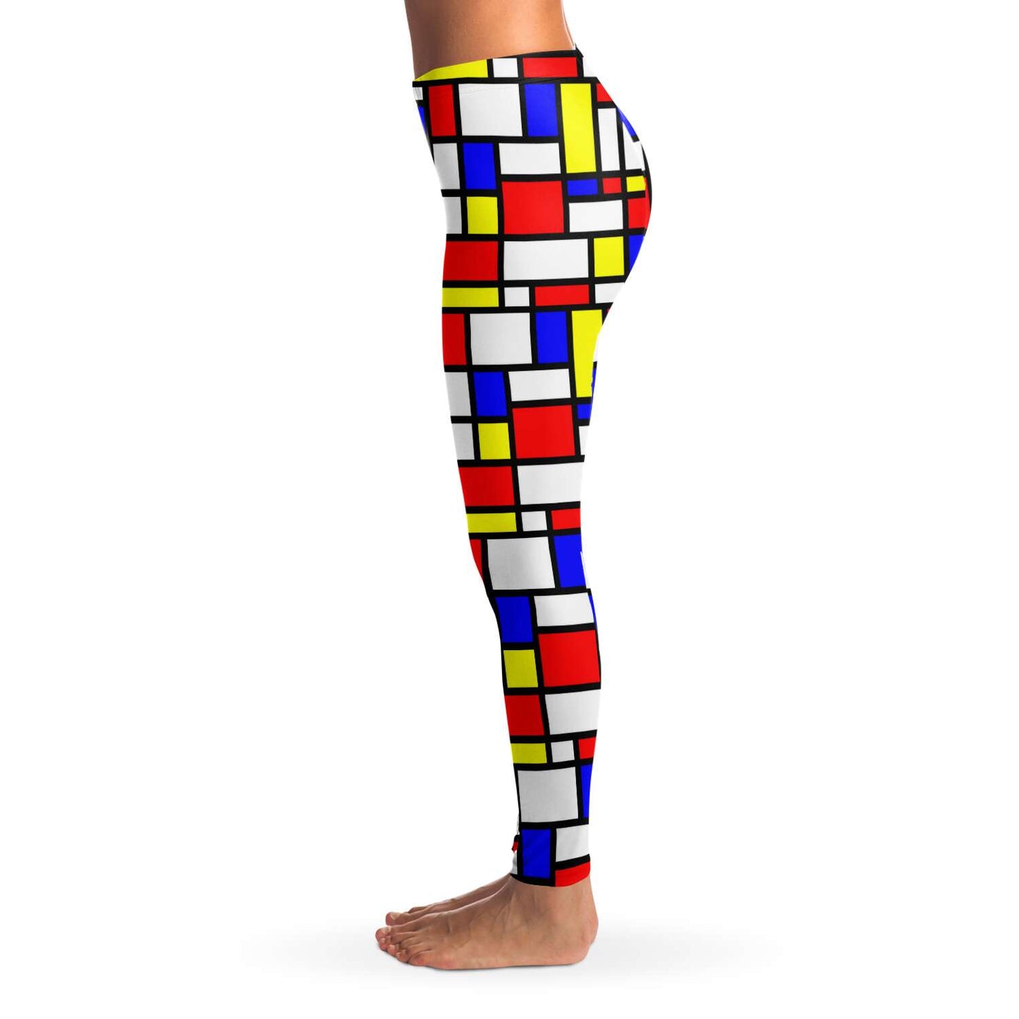 65 MCMLXV Women's Mondrian Color Block Print Leggings - 65mcmlxv