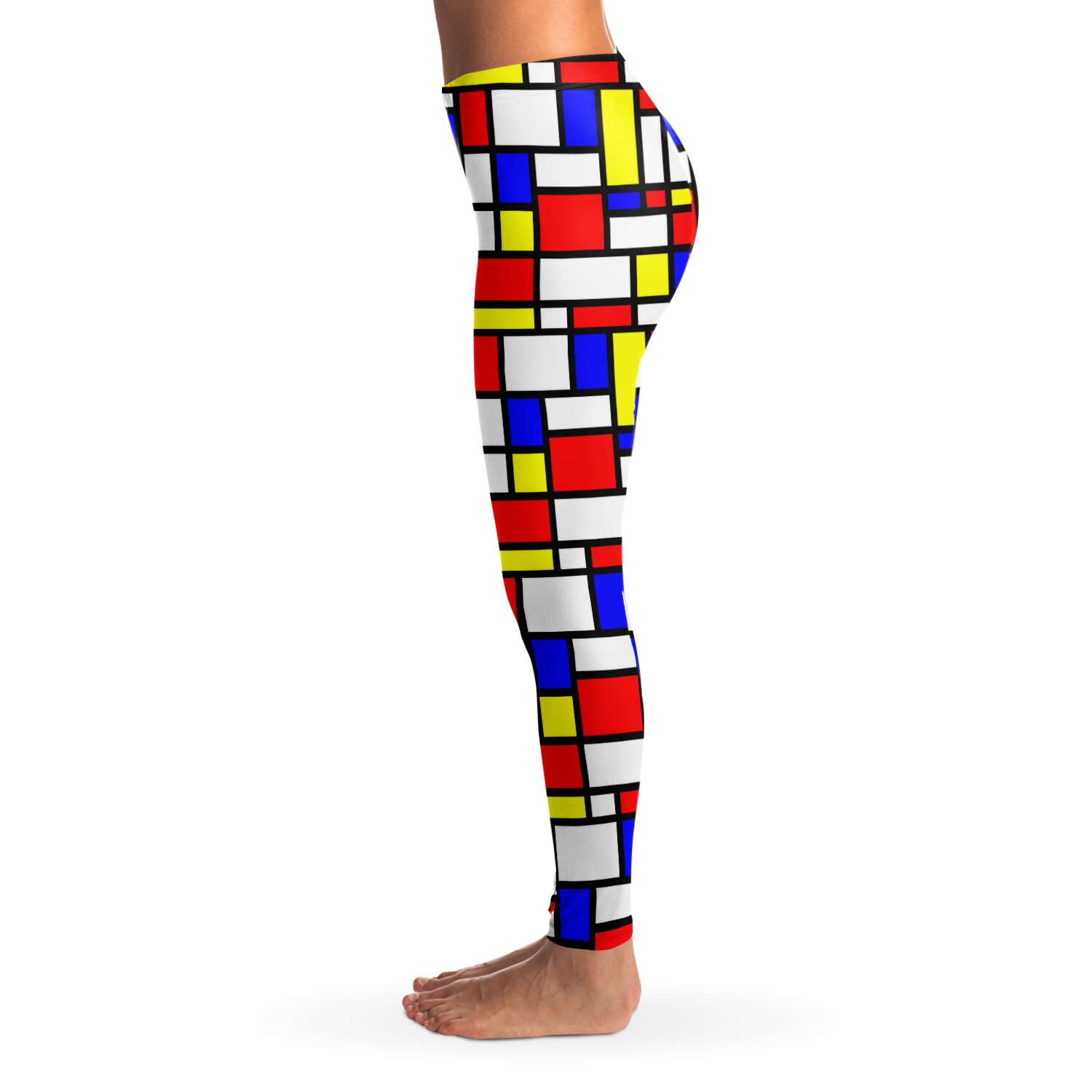 65 MCMLXV Women's Mondrian Color Block Print Leggings - 65mcmlxv