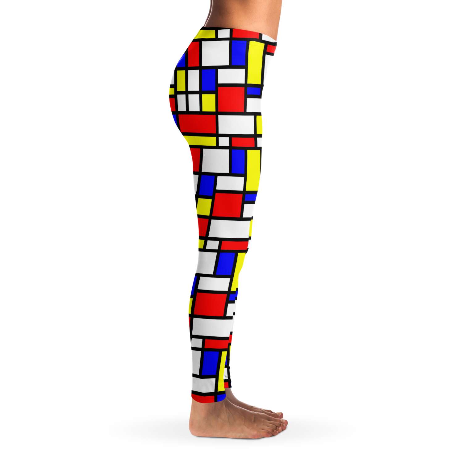 65 MCMLXV Women's Mondrian Color Block Print Leggings - 65mcmlxv