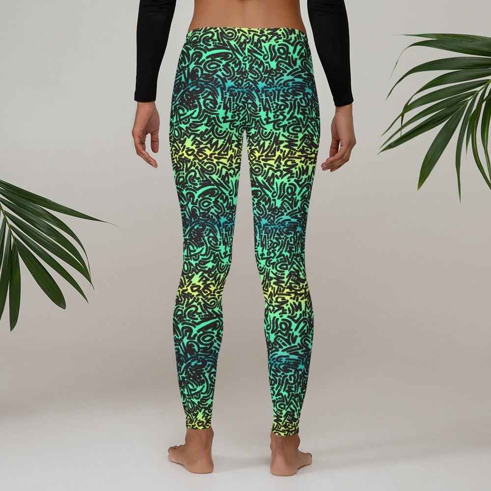 65 MCMLXV Women's Ombre Squiggles Print Leggings