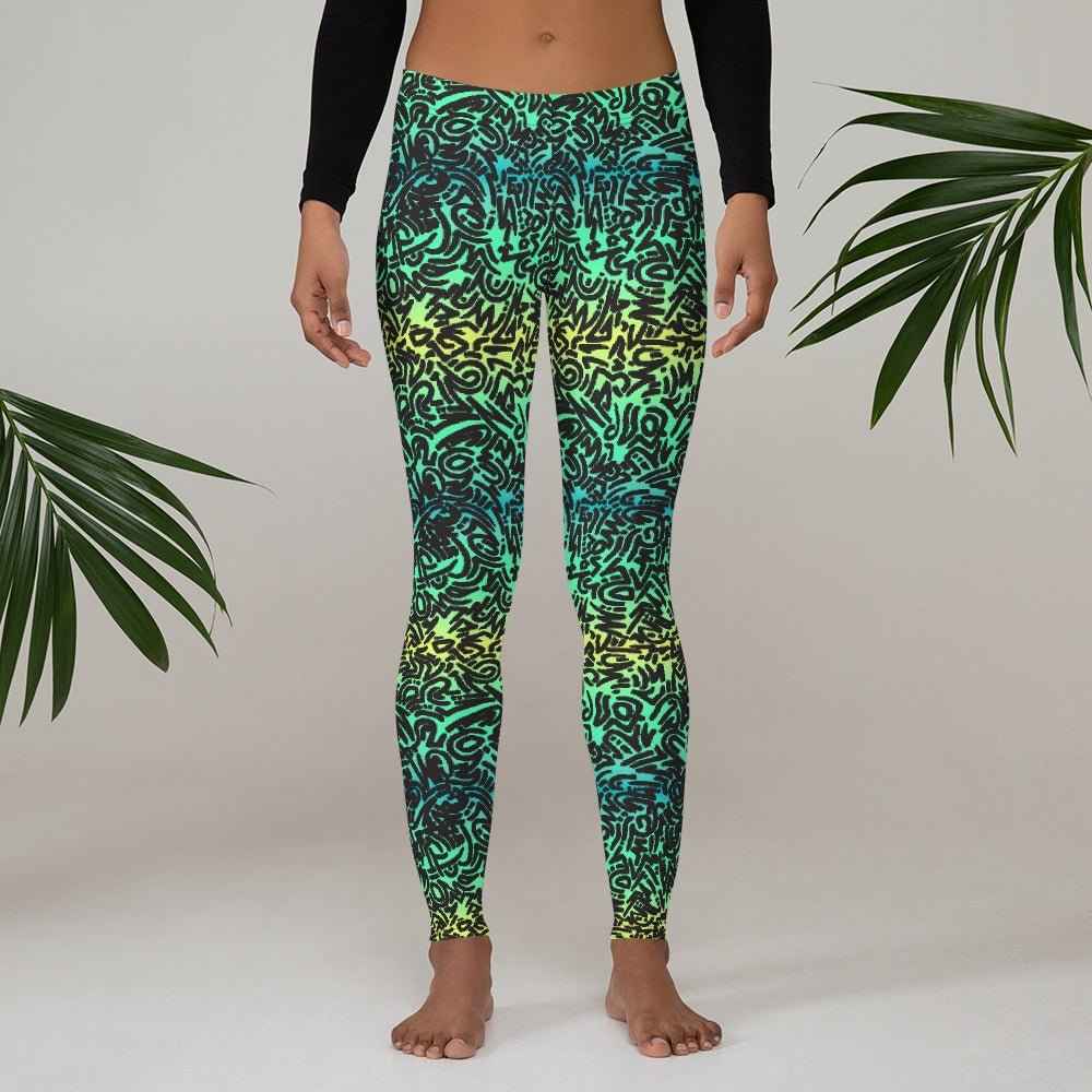 65 MCMLXV Women's Ombre Squiggles Print Leggings