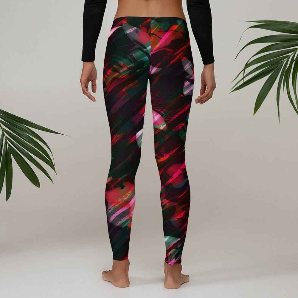 65 MCMLXV Women's Paintbrush Floral Print Leggings