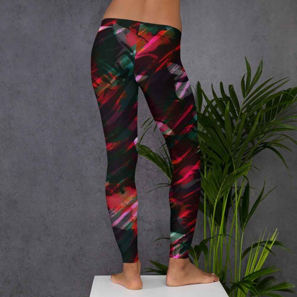 65 MCMLXV Women's Paintbrush Floral Print Leggings