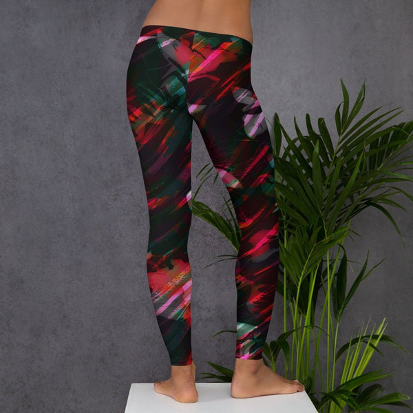 65 MCMLXV Women's Paintbrush Floral Print Leggings - 65mcmlxv