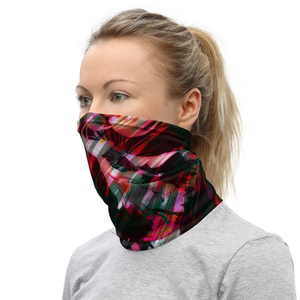 65 MCMLXV Women's Paintbrush Floral Print Neck Gaiter - 65mcmlxv
