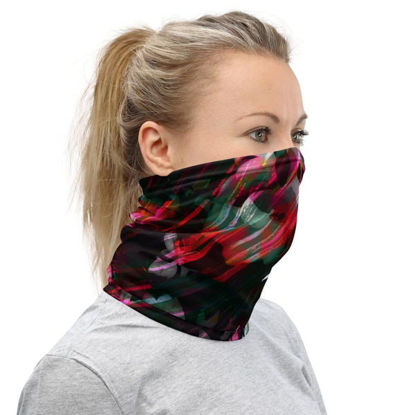 65 MCMLXV Women's Paintbrush Floral Print Neck Gaiter - 65mcmlxv